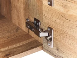 Beliani Tyopoyta Laatikko Kaappi Vaalea Puu/Valkoinen 120 X 60 Cm Ashland Clearance