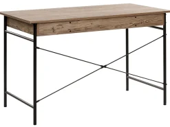 Beliani Tyopoyta Laatikko Tumma Puu/Musta 120 X 60 Cm Casco Hot