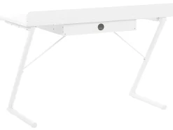 Beliani Tyopoyta Laatikko Valkoinen/Vaalea Puu 120 X 60 Cm Focus New