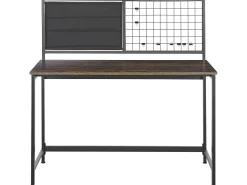 Beliani Tyopoyta Muistitaulu Tumma Puu/Musta 118 X 60 Cm Vince Cheap