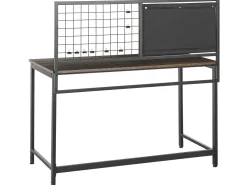 Beliani Tyopoyta Muistitaulu Tumma Puu/Musta 118 X 60 Cm Vince Cheap