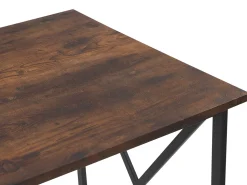 Beliani Tyopoyta Tumma Puu/Musta 115 X 60 Cm Futon Clearance