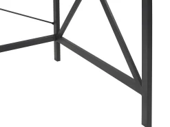 Beliani Tyopoyta Tumma Puu/Musta 115 X 60 Cm Futon Clearance