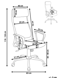 Beliani Tyotuoli Kangas Beige Pioneer New