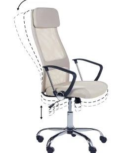 Beliani Tyotuoli Kangas Beige Pioneer New