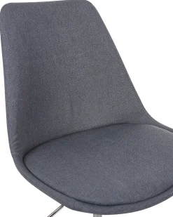 Beliani Tyotuoli Kangas Grafiitinharmaa Dakota Discount