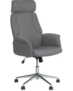 Beliani Tyotuoli Kangas Harmaa Pilot Hot