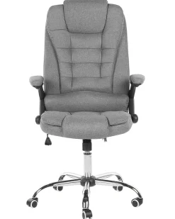 Beliani Tyotuoli Kangas Harmaa Royal Best