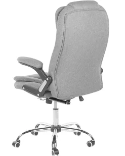 Beliani Tyotuoli Kangas Harmaa Royal Best