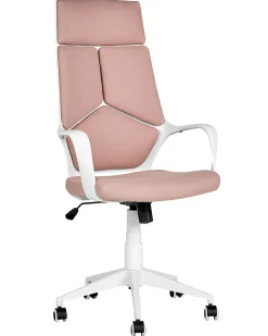 Beliani Tyotuoli Kangas Persikka/Valkoinen Delight Discount