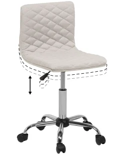 Beliani Tyotuoli Kangas Vaalea Beige Orlando Hot