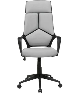 Beliani Tyotuoli Kangas Vaaleanharmaa/Musta Delight Cheap