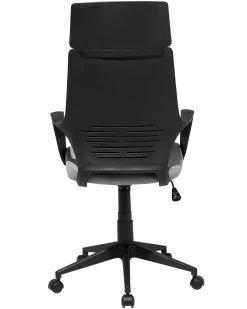 Beliani Tyotuoli Kangas Vaaleanharmaa/Musta Delight Cheap