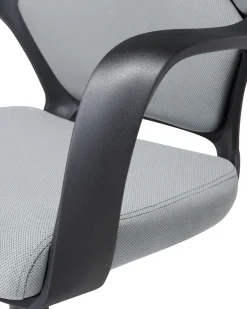 Beliani Tyotuoli Kangas Vaaleanharmaa/Musta Delight Cheap