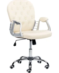 Beliani Tyotuoli Keinonahka Beige Princess Flash Sale