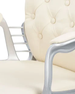 Beliani Tyotuoli Keinonahka Beige Princess Flash Sale