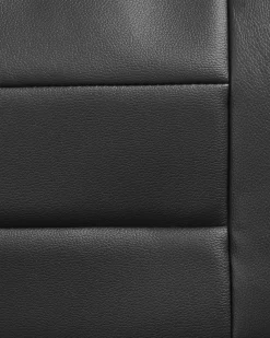 Beliani Tyotuoli Keinonahka Hierova Musta Grandeur Ii Outlet