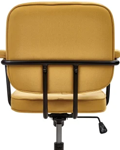 Beliani Tyotuoli Keinonahka Keltainen Pawnee Cheap