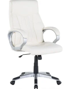 Beliani Tyotuoli Keinonahka Luonnonvalkoinen Triumph Cheap