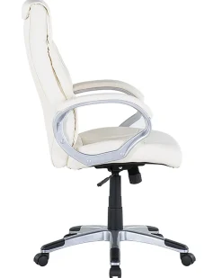 Beliani Tyotuoli Keinonahka Luonnonvalkoinen Triumph Cheap