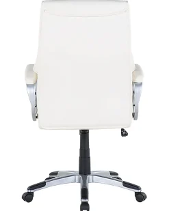 Beliani Tyotuoli Keinonahka Luonnonvalkoinen Triumph Cheap