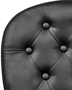 Beliani Tyotuoli Keinonahka Musta Princess Shop