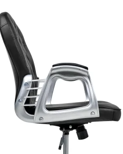 Beliani Tyotuoli Keinonahka Musta Princess Shop