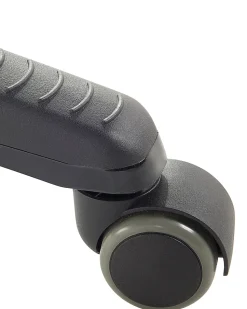 Beliani Tyotuoli Keinonahka Musta/Tummanruskea Prince Best