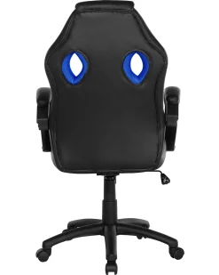 Beliani Tyotuoli Keinonahka Musta/Laivastonsininen Fighter Shop