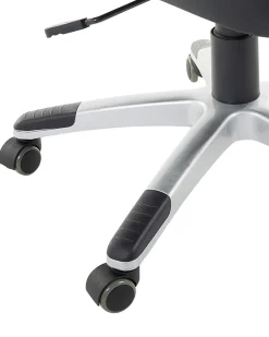 Beliani Tyotuoli Keinonahka Musta/Punainen Master Fashion