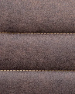 Beliani Tyotuoli Keinonahka Musta/Ruskea Supreme Best Sale