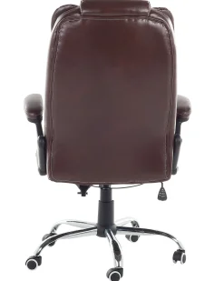 Beliani Tyotuoli Keinonahka Ruskea Royal Cheap