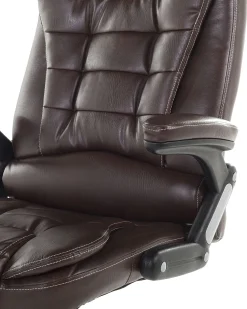 Beliani Tyotuoli Keinonahka Ruskea Royal Cheap