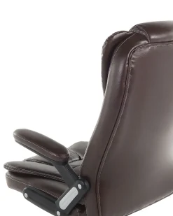 Beliani Tyotuoli Keinonahka Ruskea Royal Cheap