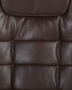 Beliani Tyotuoli Keinonahka Ruskea Royal Cheap