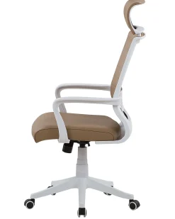 Beliani Tyotuoli Keinonahka Vaaleanruskea Leader Fashion