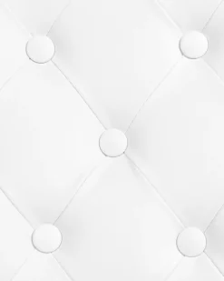 Beliani Tyotuoli Keinonahka Valkoinen Princess Sale