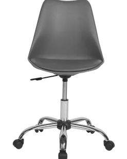 Beliani Tyotuoli Muovi Harmaa Dakota Ii Shop