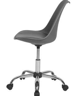 Beliani Tyotuoli Muovi Harmaa Dakota Ii Shop