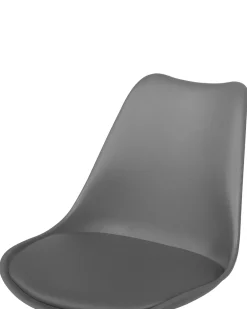 Beliani Tyotuoli Muovi Harmaa Dakota Ii Shop