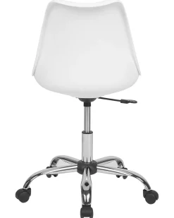 Beliani Tyotuoli Muovi Valkoinen/Ruusukulta Dakota Ii Store