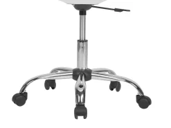 Beliani Tyotuoli Muovi Valkoinen/Ruusukulta Dakota Ii Store