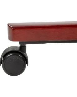 Beliani Tyotuoli Nahka Hierova Musta Diamond Sale