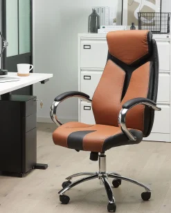 Beliani Tyotuoli Ruskea Formula Discount