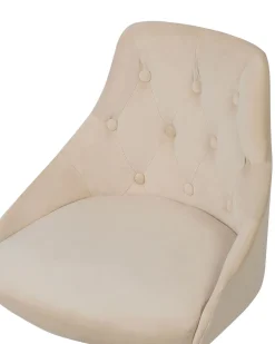 Beliani Tyotuoli Sametti Beige Parrish Best