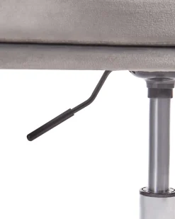 Beliani Tyotuoli Sametti Harmaa Monticello Fashion