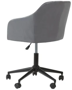 Beliani Tyotuoli Sametti Harmaa Venice Hot