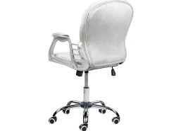 Beliani Tyotuoli Sametti Vaaleanharmaa Princess Online