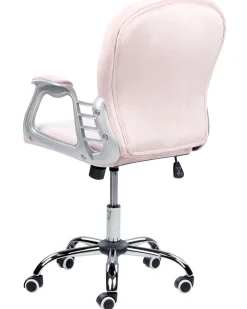 Beliani Tyotuoli Sametti Vaaleanpunainen Princess Best