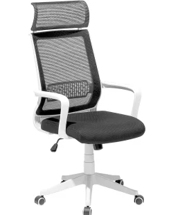 Beliani Tyotuoli Verkkokangas Musta Leader Cheap